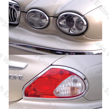 Chrome Light Trim Kit - X-Type