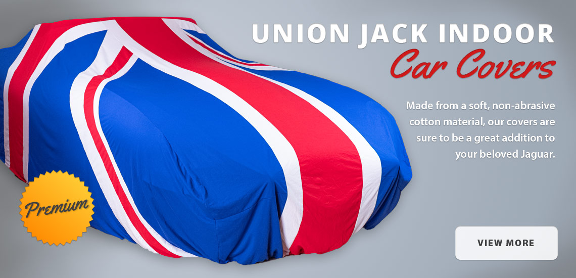 Union Jack Indoor Car Covers Banner
