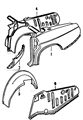 Jaguar Replate Wafer Lock Left Hand Rds
