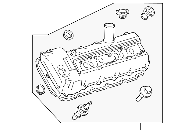 Cover-Camshaft (Jaguar OEM) AJ812392OEM