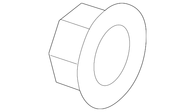 Nut (Jaguar OEM) AJ813104OEM