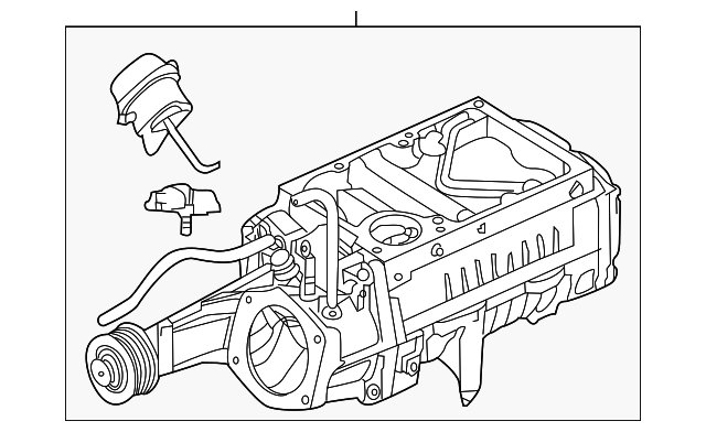 Supercharger (Jaguar OEM) AJ813866OEM