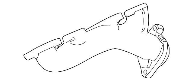 Manifold-Exhaust (Jaguar OEM) AJ813970OEM