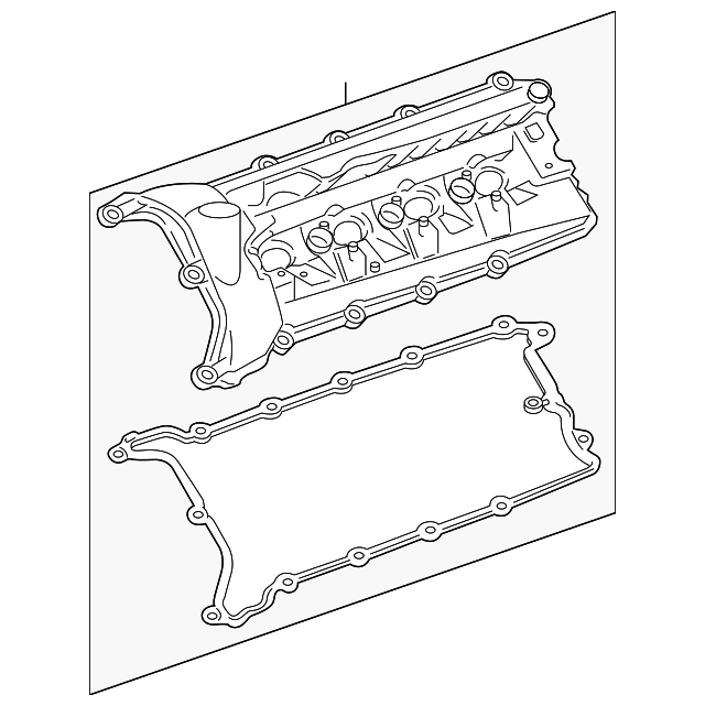 Cover-Camshaft (Jaguar OEM) AJ814002OEM