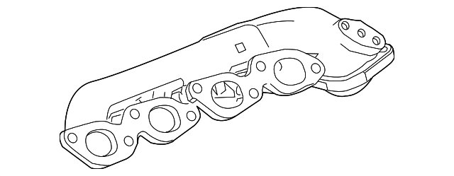 Manifold-Exhaust (Jaguar OEM) AJ89467OEM