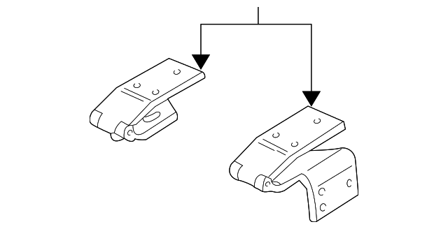 Hinge Hood Left Hand XJ 95>03 AXX1301