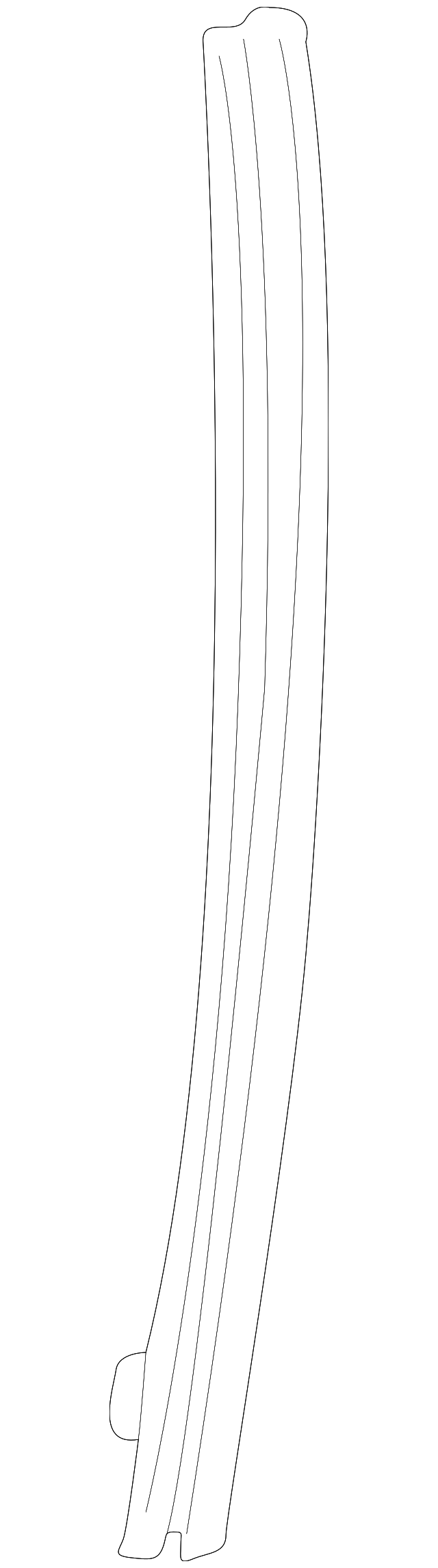 Channel-Glass (Jaguar OEM) BEC25383OEM