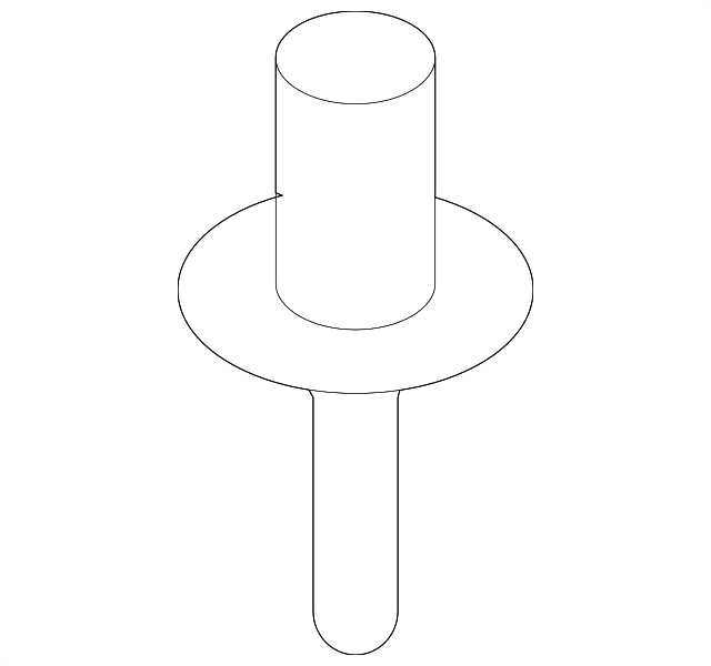 Rivet (Jaguar OEM) C2C11692OEM