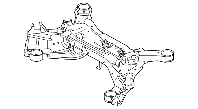 Subframe-Suspens (Jaguar OEM) C2C12486OEM