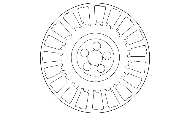 Wheel-Road-Alloy - Discontinued (Jaguar OEM) C2C17294OEM