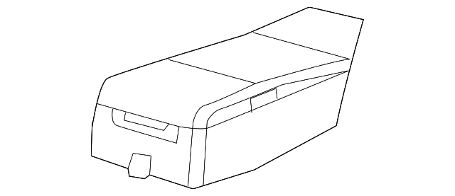 Armrest-Squab (Jaguar OEM) C2C19707RFBOEM