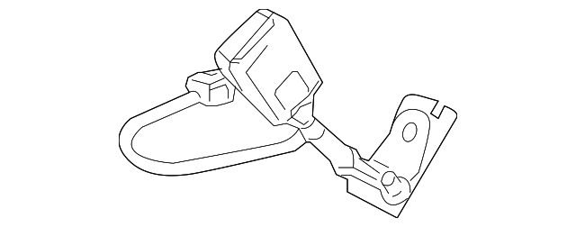 Jaguar Buckle-Seatbelt C2C20555AEKOEM