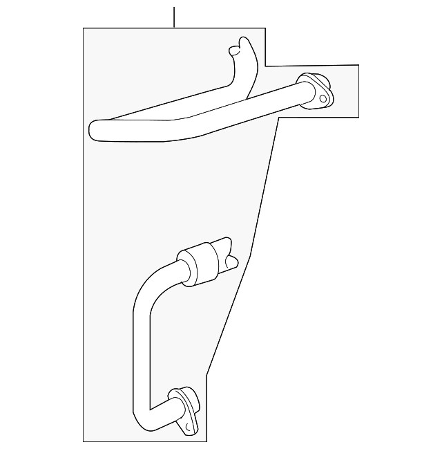 Pipe-Oil Cooler (Jaguar OEM) C2C22740OEM