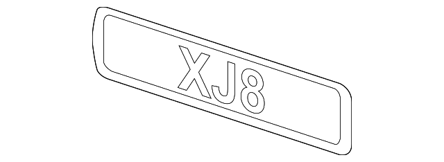 Badge-Trunk-Lid (Jaguar OEM) C2C24047OEM