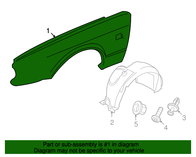 Wing Left Hand Front C2C25397