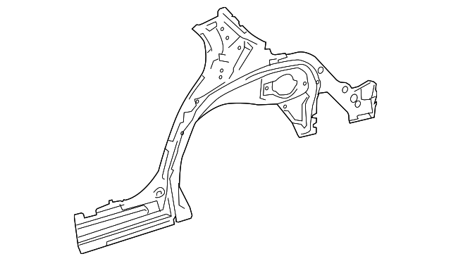 Panel-Quarter (Jaguar OEM) C2C28059OEM