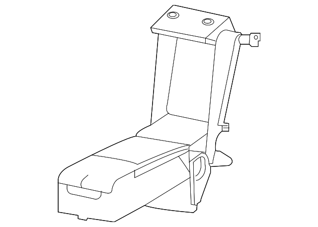Armrest-Squab (Jaguar OEM) C2C30263NEDOEM