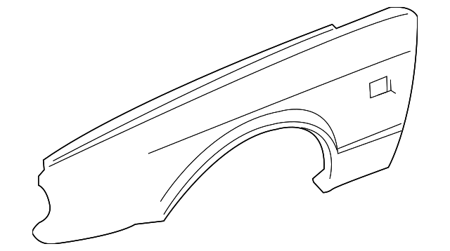 Panel-Fender (Jaguar OEM) C2C31205OEM
