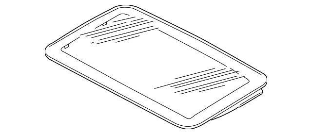 Panel-Sunroof Gl (Jaguar OEM) C2C31836OEM