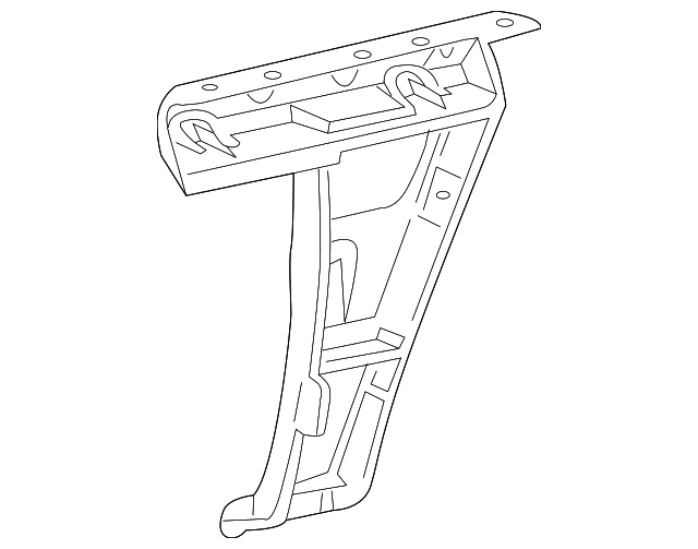 Bumper Left Hand Front Mount Bracket C2C35402
