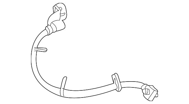 Front Brake Left Hose - FLEXI (Jaguar OEM) C2C3560OEM