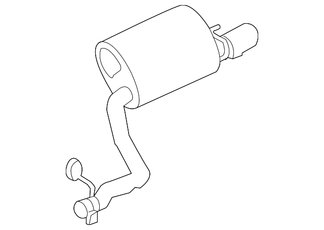 Silencer-Exhaust - Discontinued (Jaguar OEM) C2C36499OEM