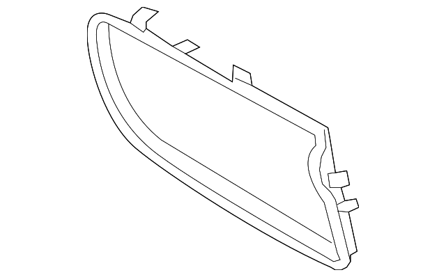 Moulding-Grille (Jaguar OEM) C2C36784