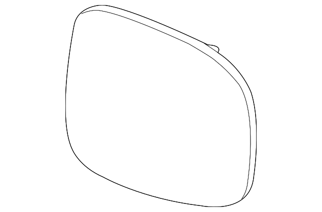Glass-Door Mirro (Jaguar OEM) C2C37095OEM
