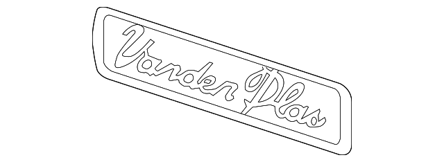 Badge-Trunk-Lid (Jaguar OEM) C2C38929OEM