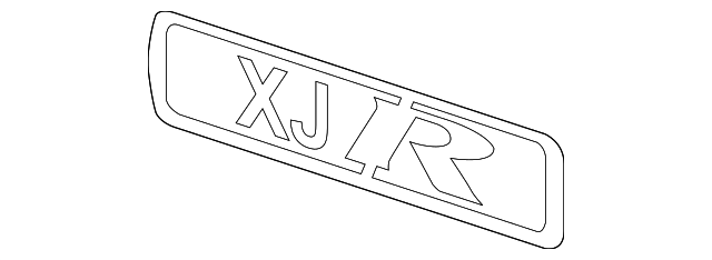 Badge-Trunk-Lid (Jaguar OEM) C2C38933OEM