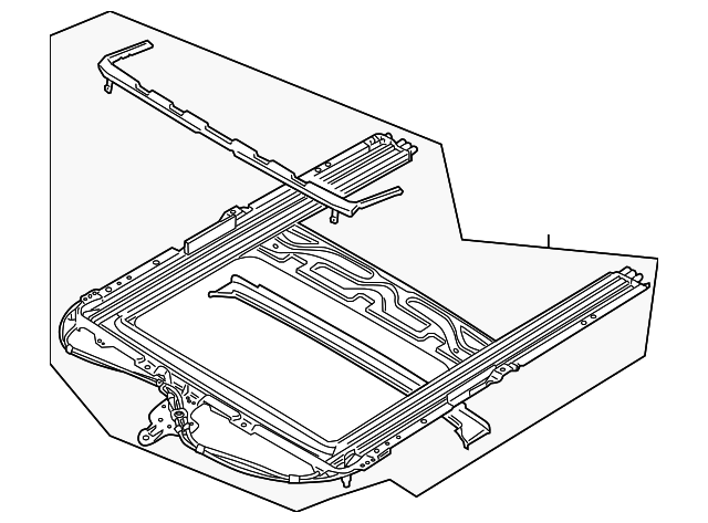 Mechanism-Sunroo (Jaguar OEM) C2C39076OEM