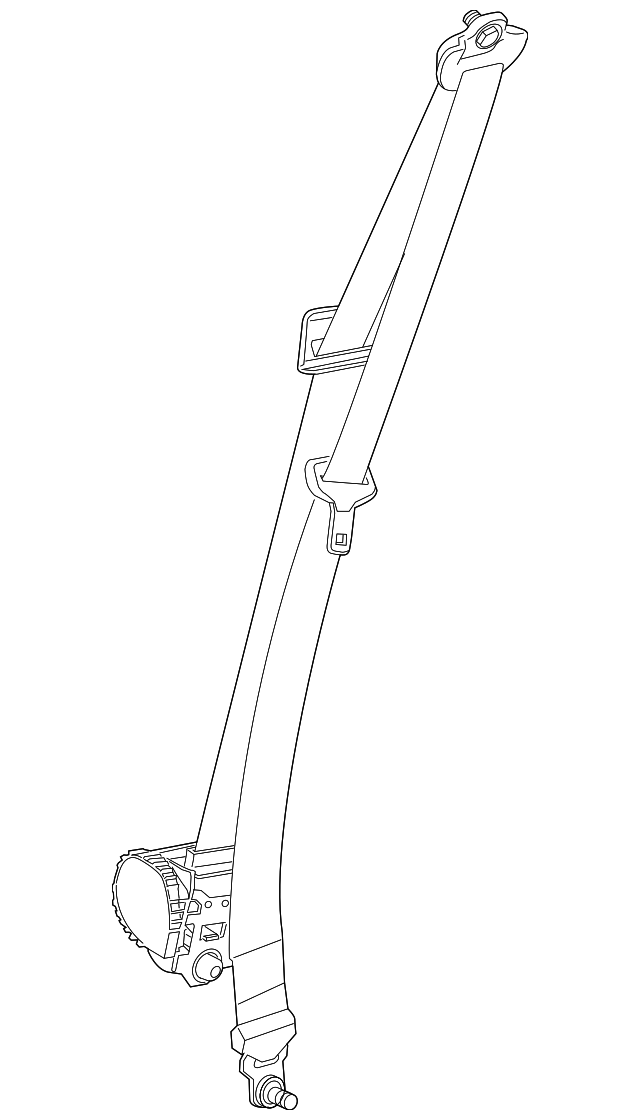 Seatbelt (Jaguar OEM) C2C39891JMNOEM