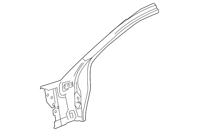 Panel-A-Post (Jaguar OEM) C2C7606OEM