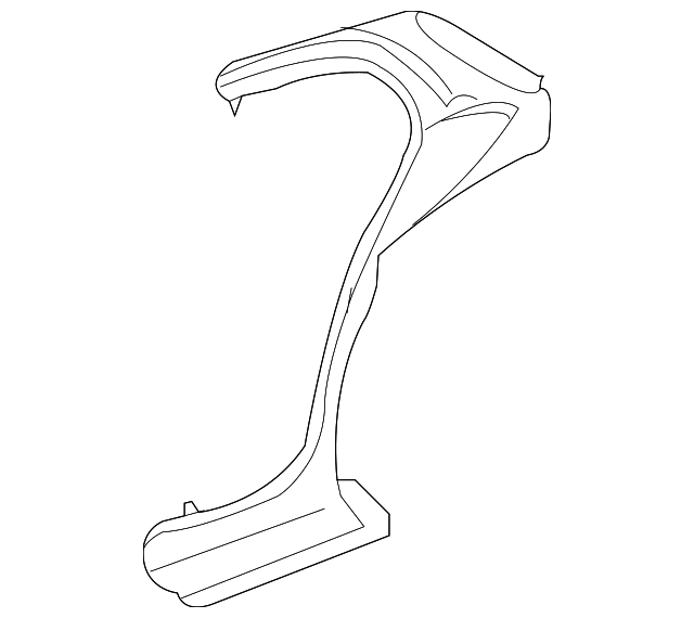 Panel-D Post (Jaguar OEM) C2C7611OEM