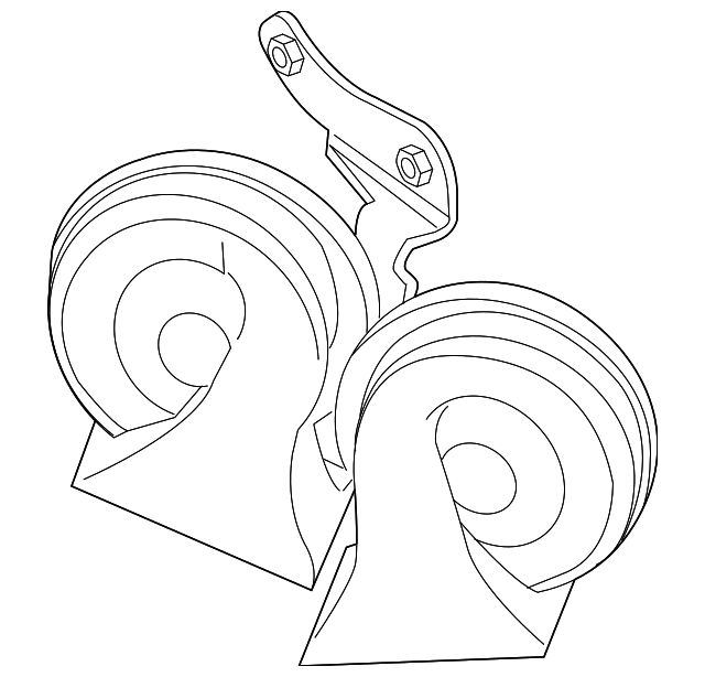 Horn (Jaguar OEM) C2C9804OEM