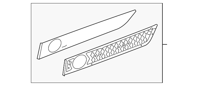 Panel-Door Venee (Jaguar OEM) C2D14776OEM