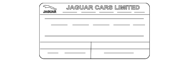 Label-Emission (Jaguar OEM) C2D17113OEM