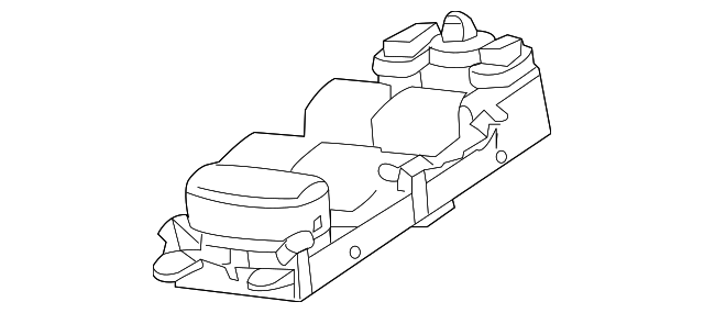 Switchpack-Door (Jaguar OEM) C2D1739OEM