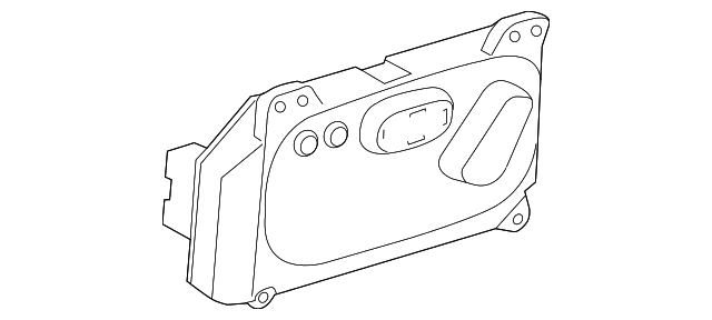 Switch-Seat Adj (Jaguar OEM) C2D18854VAEOEM