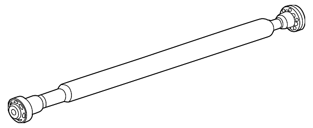 Propshaft (Jaguar OEM) C2D20009OEM