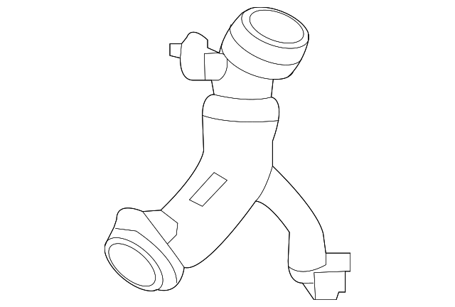 Hose-Bottom (Jaguar OEM) C2D20066OEM