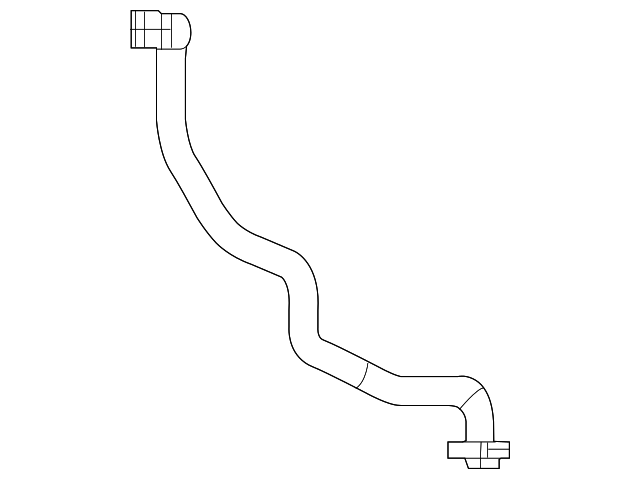 Hose-Oil Cooler (Jaguar OEM) C2D21476OEM