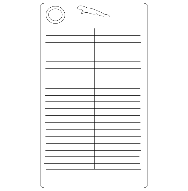 Label (Jaguar OEM) C2D21650OEM