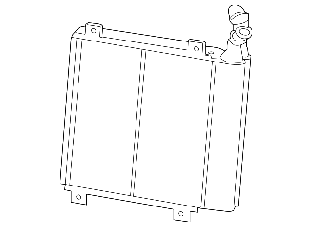 Radiator (Jaguar OEM) C2D23155OEM