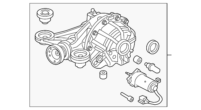 Differential (Jaguar OEM) C2D23158OEM