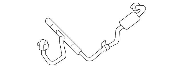 Hose-Air Con (Jaguar OEM) C2D23679OEM