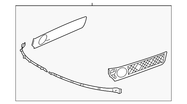 Kit-Facia/Dr Ven (Jaguar OEM) C2D26779OEM