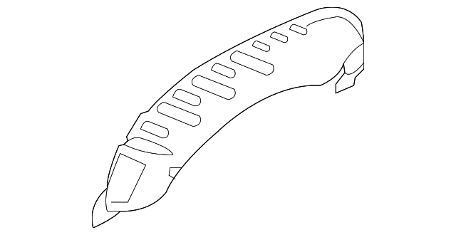 Panel-Wheelarch (Jaguar OEM) C2D27996OEM