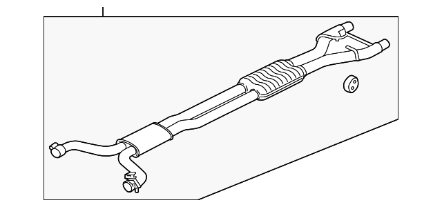 Pipe-Exhaust Int (Jaguar OEM) C2D28336OEM
