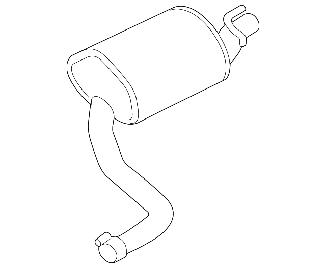 Silencer-Exh Rr (Jaguar OEM) C2D28416OEM